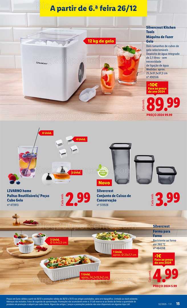 Antevisão Folheto LIDL Bazar Promoções de 26 a 31 dezembro - Edição Digital