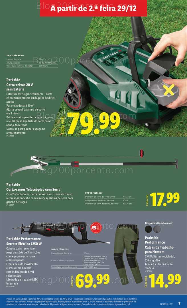 Antevisão Folheto LIDL Bazar Promoções 29 dezembro a 8 janeiro