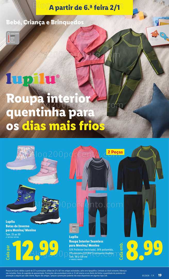 Antevisão Folheto LIDL Bazar Promoções 29 dezembro a 8 janeiro