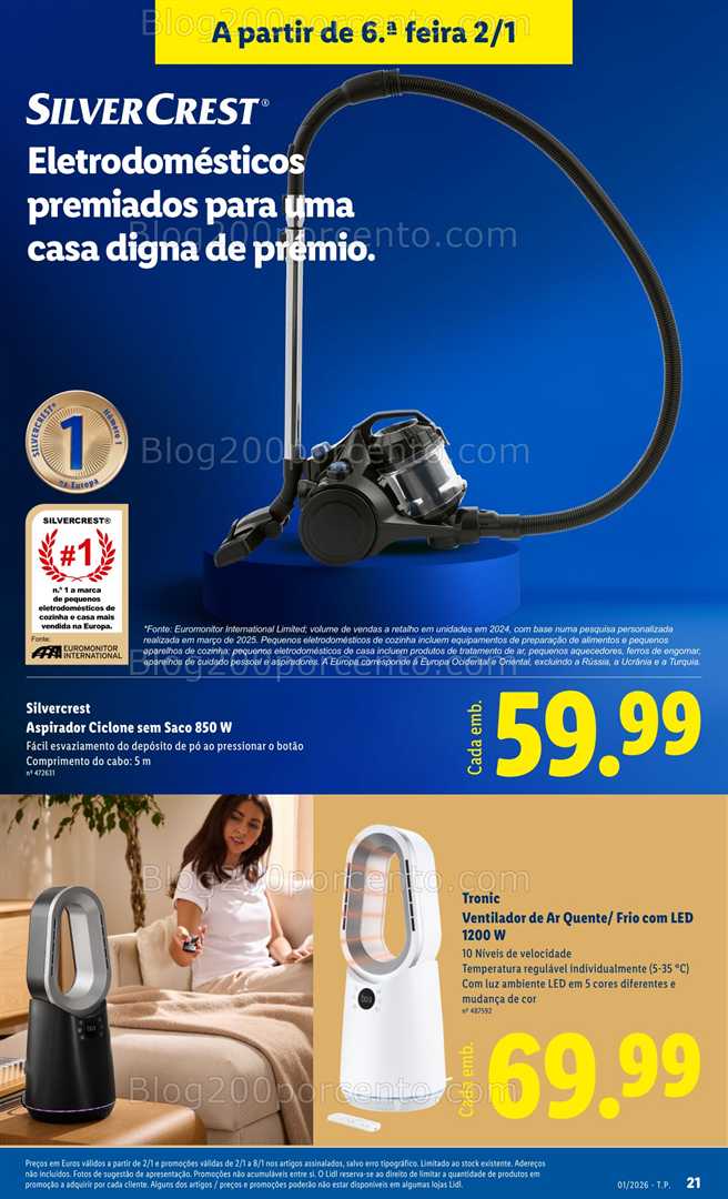 Antevisão Folheto LIDL Bazar Promoções 29 dezembro a 8 janeiro