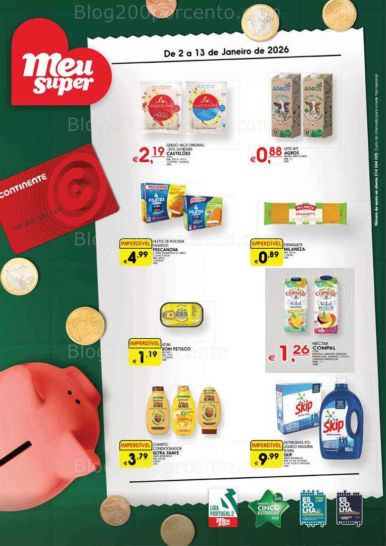 Antevisão Folheto MEU SUPER Promoções de 2 a 13 janeiro