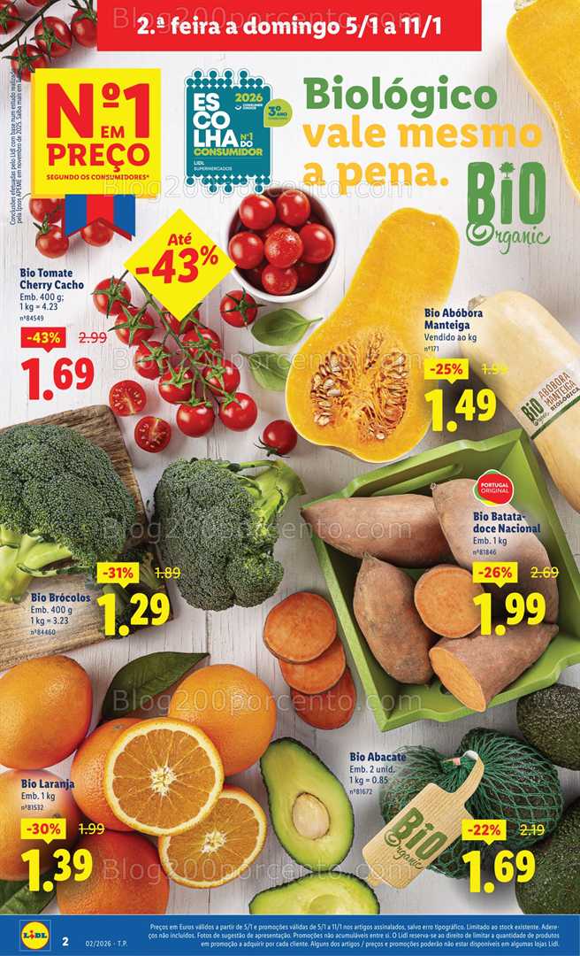Antevisão Folheto LIDL Promoções de 5 a 11 janeiro