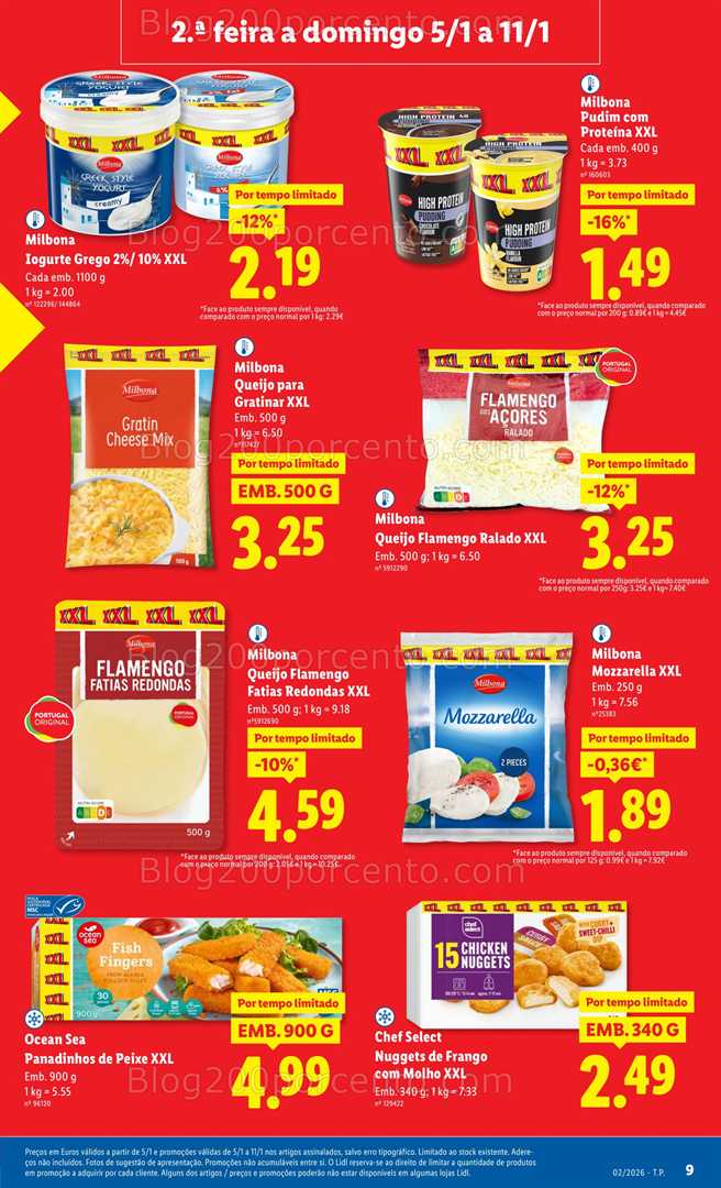 Antevisão Folheto LIDL Promoções de 5 a 11 janeiro