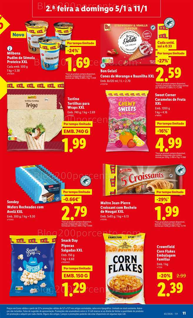 Antevisão Folheto LIDL Promoções de 5 a 11 janeiro