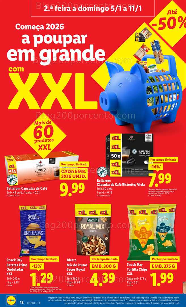 Antevisão Folheto LIDL Promoções de 5 a 11 janeiro