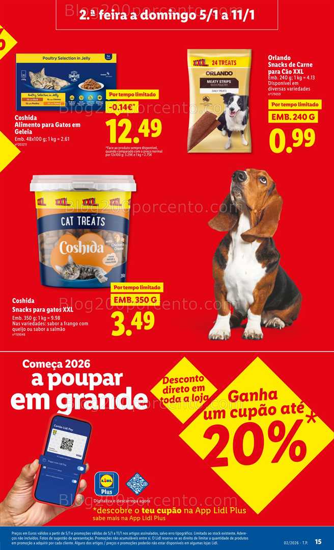 Antevisão Folheto LIDL Promoções de 5 a 11 janeiro