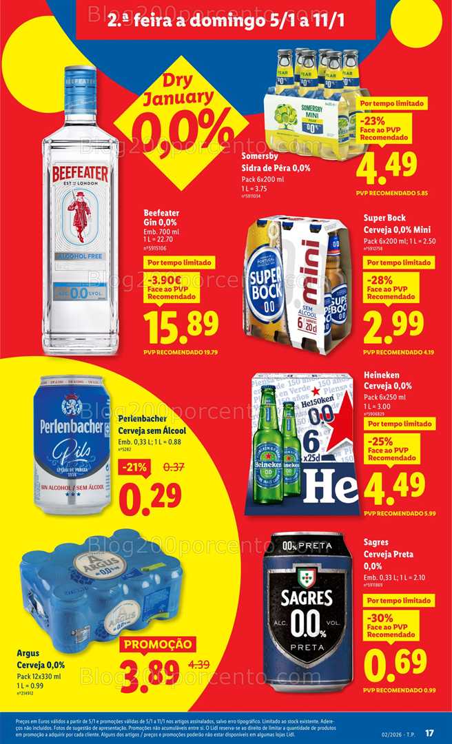 Antevisão Folheto LIDL Promoções de 5 a 11 janeiro