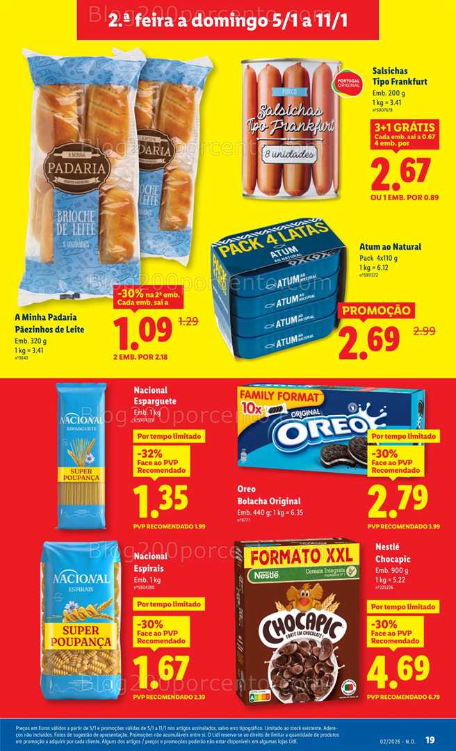 Antevisão Folheto LIDL Promoções de 5 a 11 janeiro