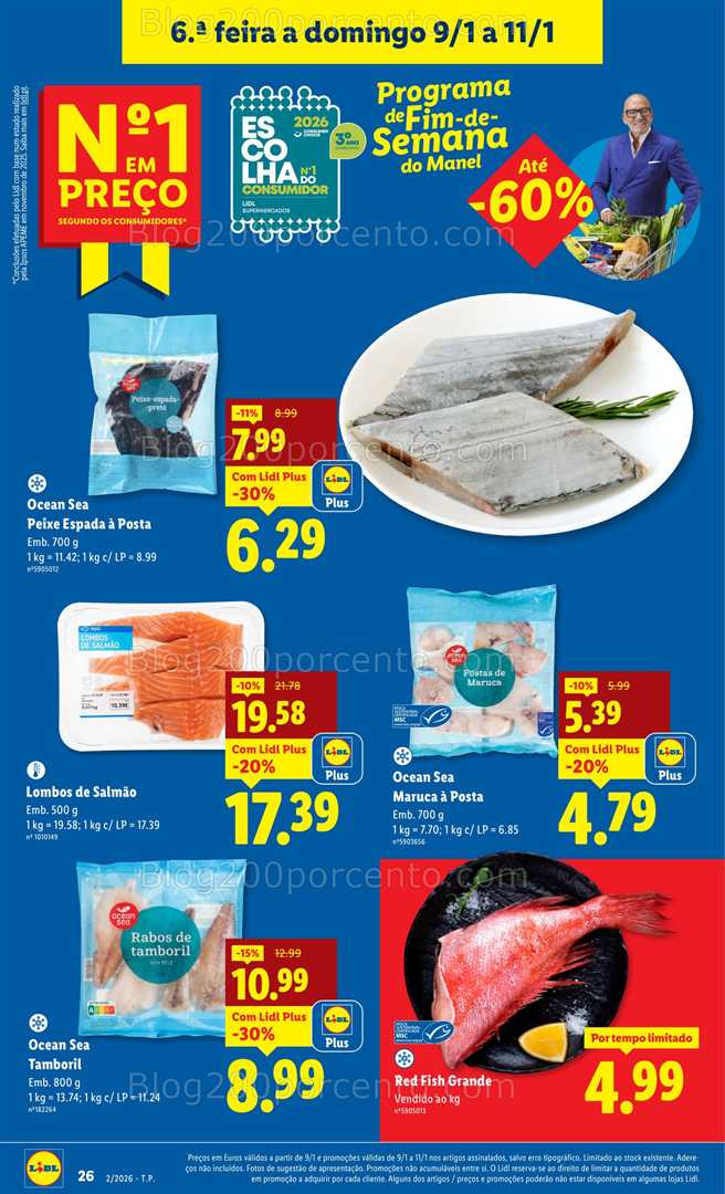 Antevisão Folheto LIDL Promoções de 5 a 11 janeiro