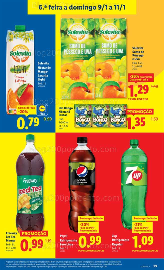 Antevisão Folheto LIDL Promoções de 5 a 11 janeiro