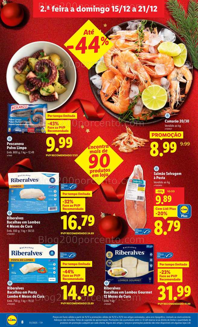 Antevisão Folheto LIDL Deluxe Promoções de 15 a 21 dezembro