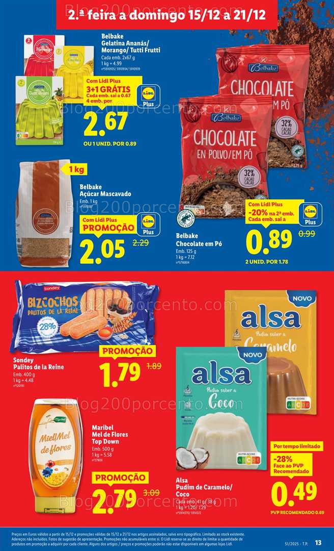 Antevisão Folheto LIDL Promoções de 15 a 21 dezembro