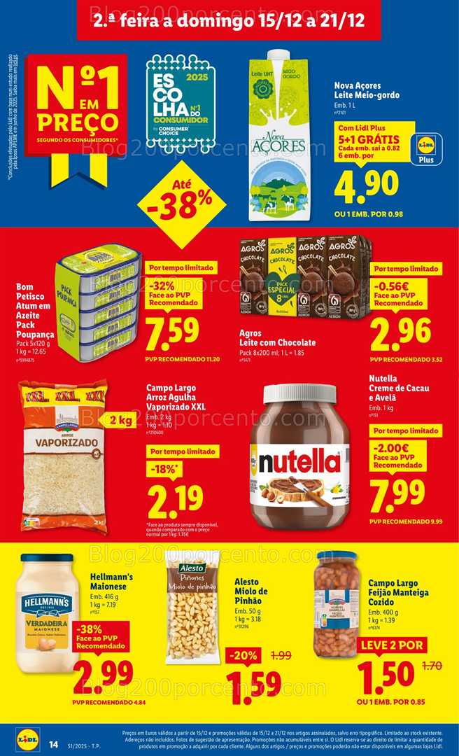 Antevisão Folheto LIDL Promoções de 15 a 21 dezembro