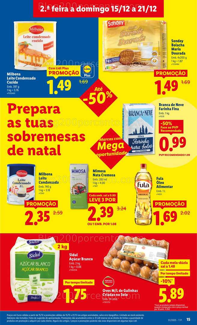 Antevisão Folheto LIDL Promoções de 15 a 21 dezembro