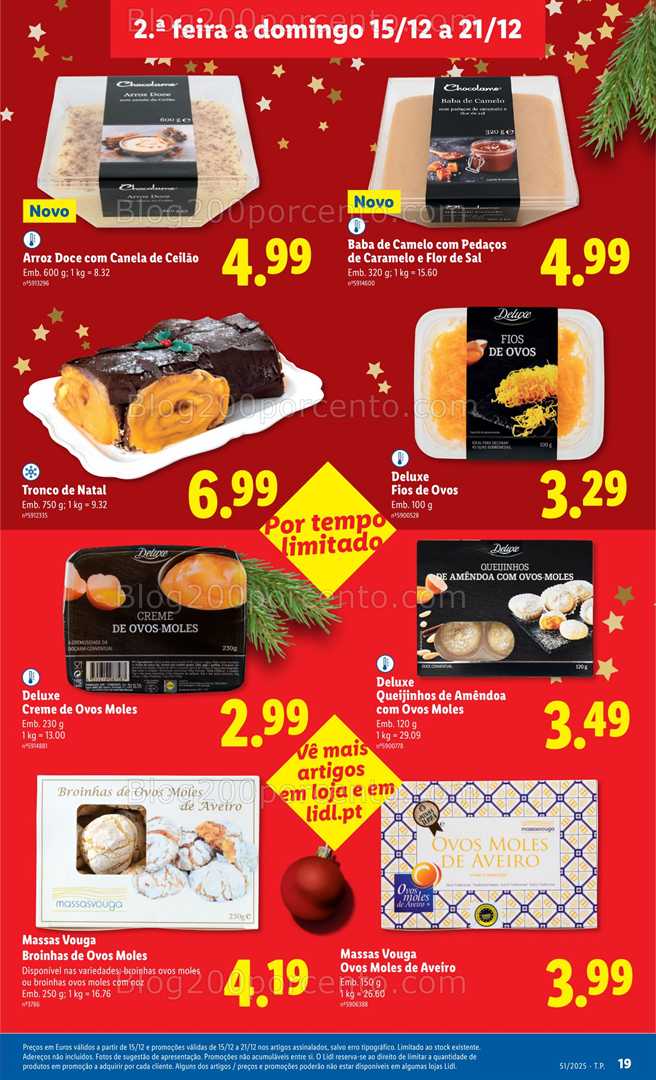 Antevisão Folheto LIDL Deluxe Promoções de 15 a 21 dezembro