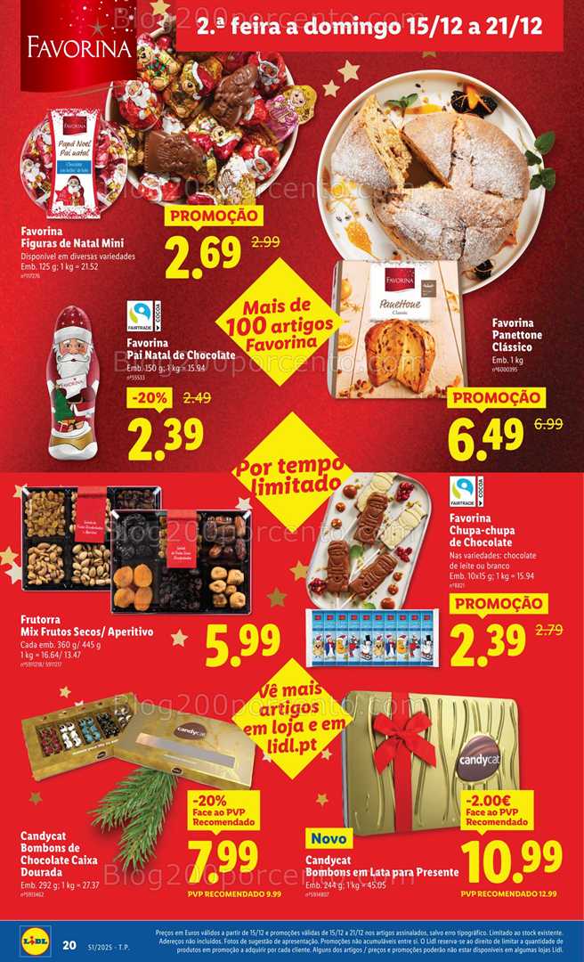 Antevisão Folheto LIDL Promoções de 15 a 21 dezembro