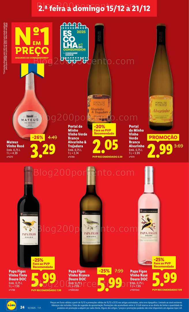 Antevisão Folheto LIDL Promoções de 15 a 21 dezembro