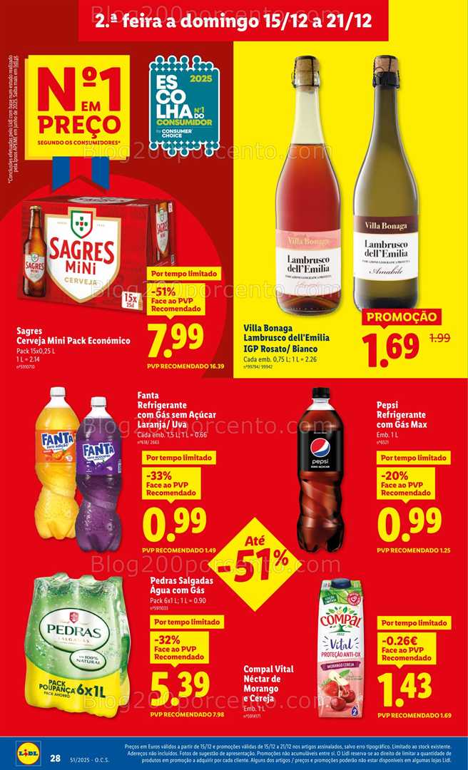 Antevisão Folheto LIDL Promoções de 15 a 21 dezembro