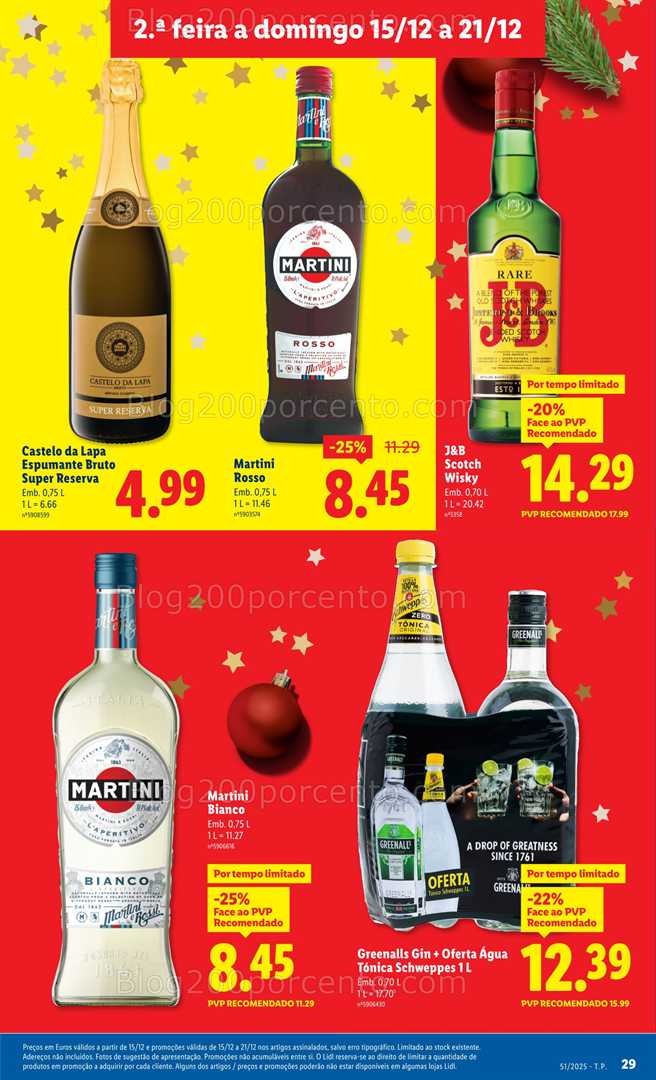 Antevisão Folheto LIDL Promoções de 15 a 21 dezembro