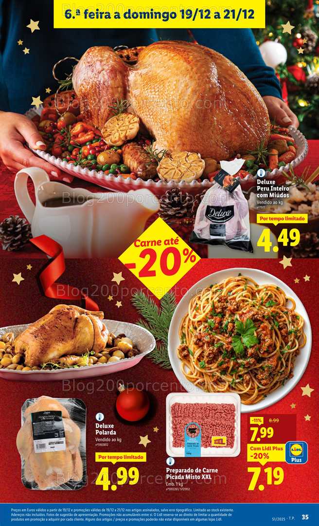 Antevisão Folheto LIDL Promoções Fim de Semana - 19 a 21 dezembro