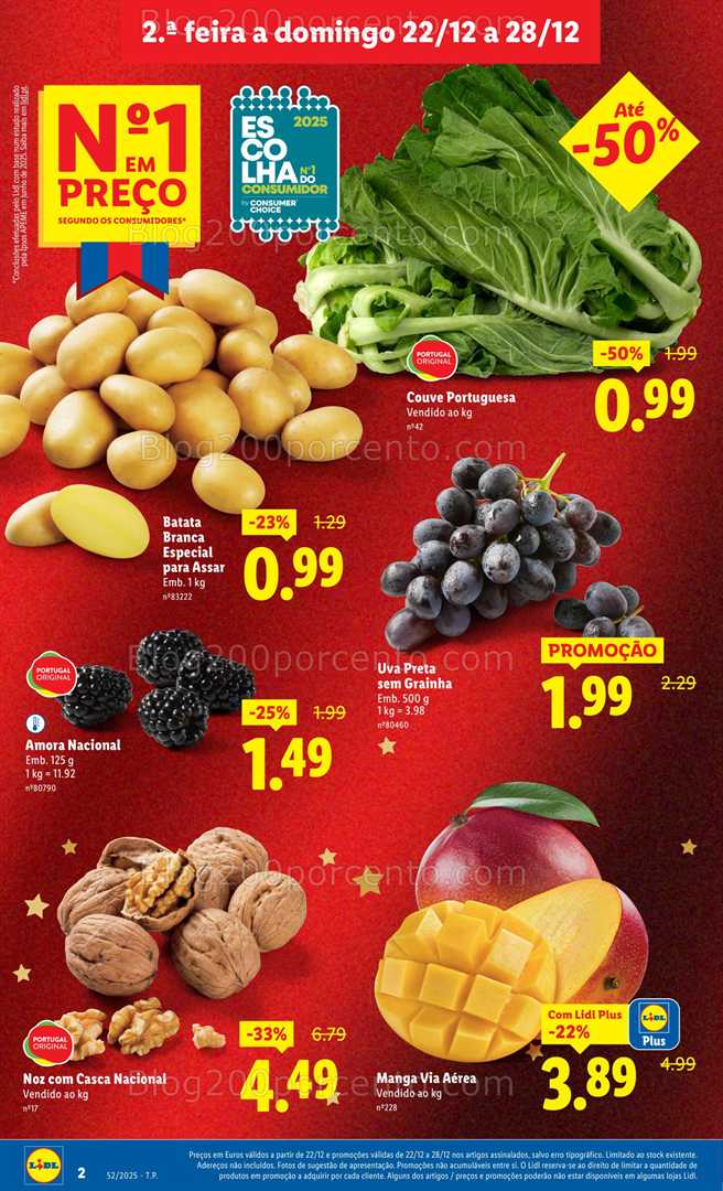 Antevisão Folheto LIDL Promoções de 22 a 28 dezembro - Edição Digital