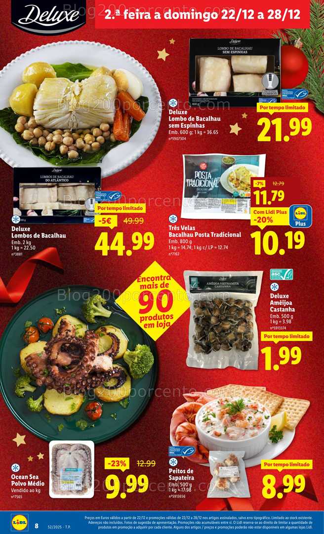 Antevisão Folheto LIDL Promoções de 22 a 28 dezembro - Edição Digital