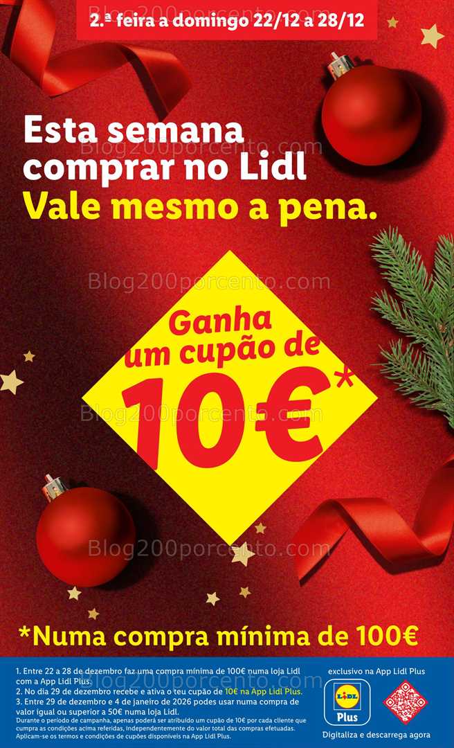 Antevisão Folheto LIDL Promoções de 22 a 28 dezembro - Edição Digital