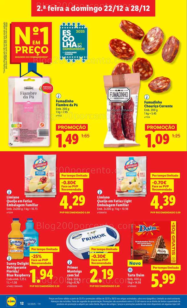 Antevisão Folheto LIDL Promoções de 22 a 28 dezembro - Edição Digital
