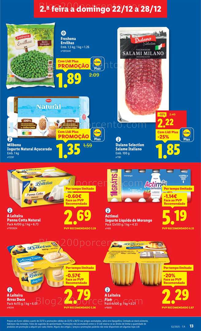 Antevisão Folheto LIDL Promoções de 22 a 28 dezembro - Edição Digital