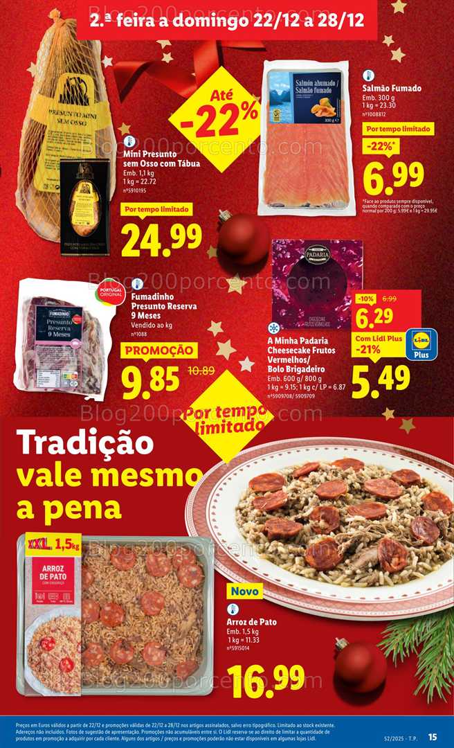 Antevisão Folheto LIDL Promoções de 22 a 28 dezembro - Edição Digital
