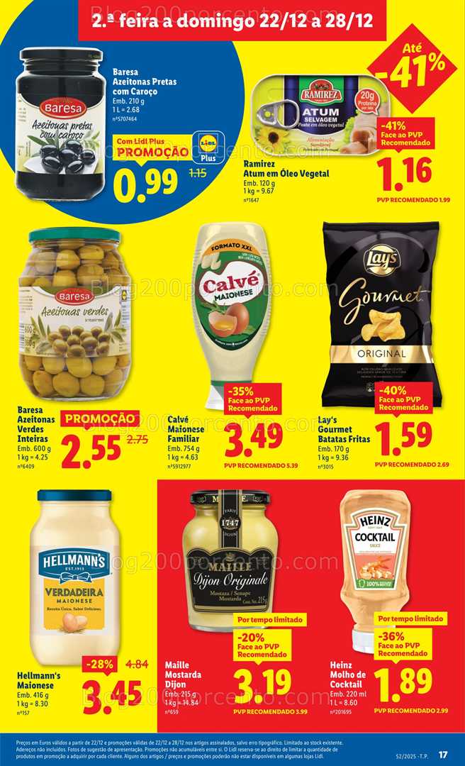 Antevisão Folheto LIDL Promoções de 22 a 28 dezembro - Edição Digital