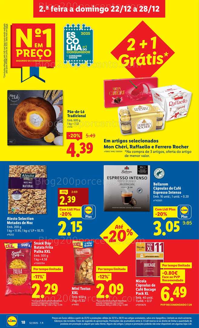 Antevisão Folheto LIDL Promoções de 22 a 28 dezembro - Edição Digital