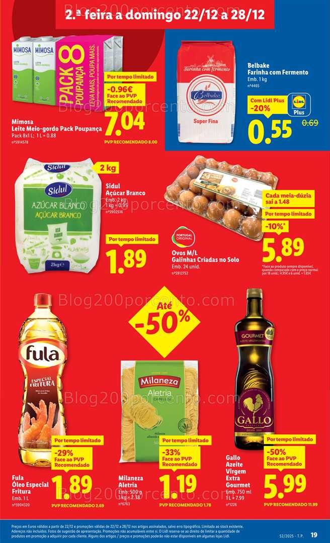 Antevisão Folheto LIDL Promoções de 22 a 28 dezembro - Edição Digital