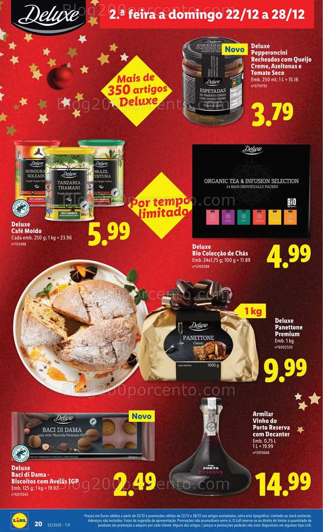 Antevisão Folheto LIDL Promoções de 22 a 28 dezembro - Edição Digital