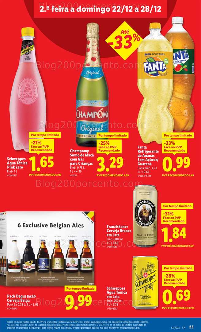 Antevisão Folheto LIDL Promoções de 22 a 28 dezembro - Edição Digital