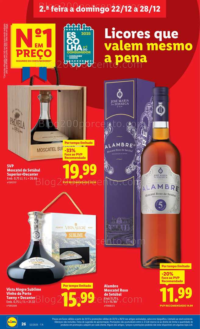Antevisão Folheto LIDL Promoções de 22 a 28 dezembro - Edição Digital