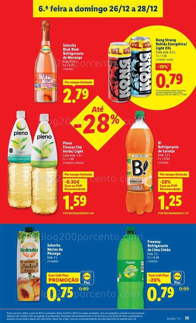 Antevisão Folheto LIDL Promoções de 22 a 28 dezembro - Edição Digital