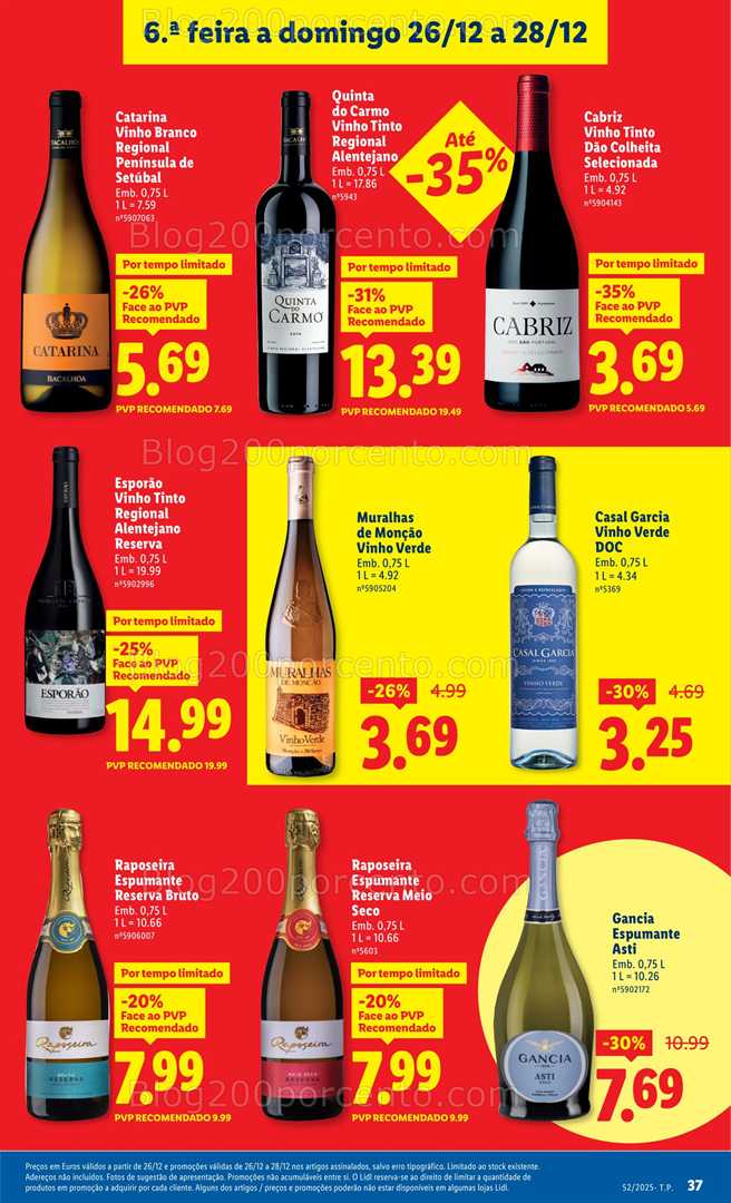 Antevisão Folheto LIDL Promoções de 22 a 28 dezembro - Edição Digital