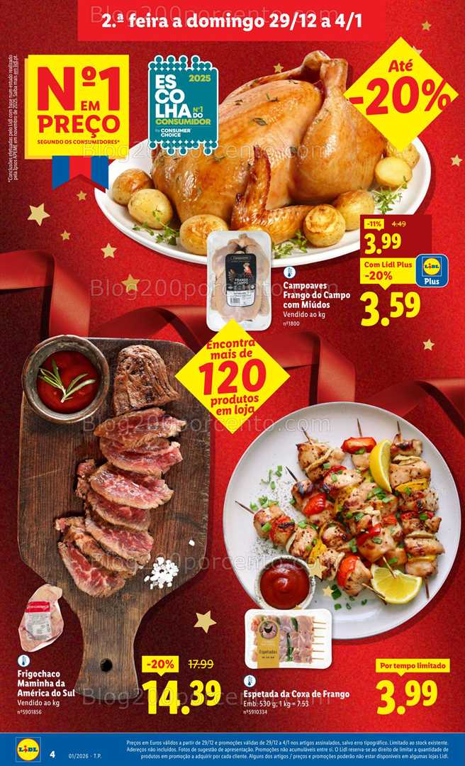 Antevisão Folheto LIDL Promoções 29 dezembro a 4 janeiro