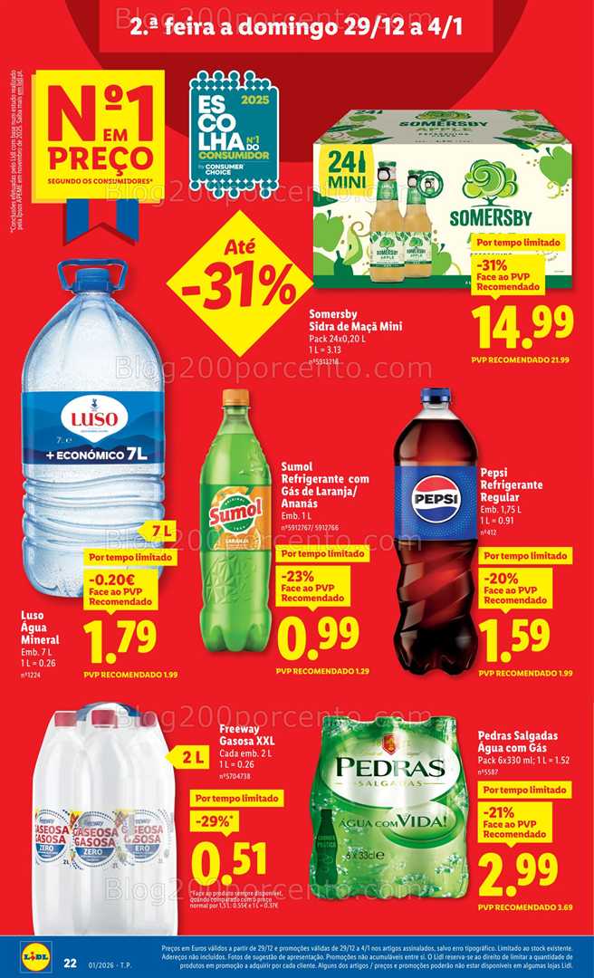 Antevisão Folheto LIDL Promoções 29 dezembro a 4 janeiro