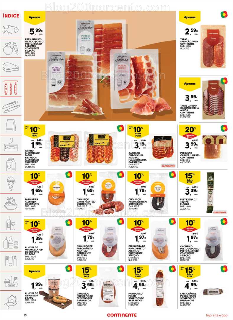 Antevisão Folheto CONTINENTE Promoções de 16 a 25 dezembro - Edição Digital