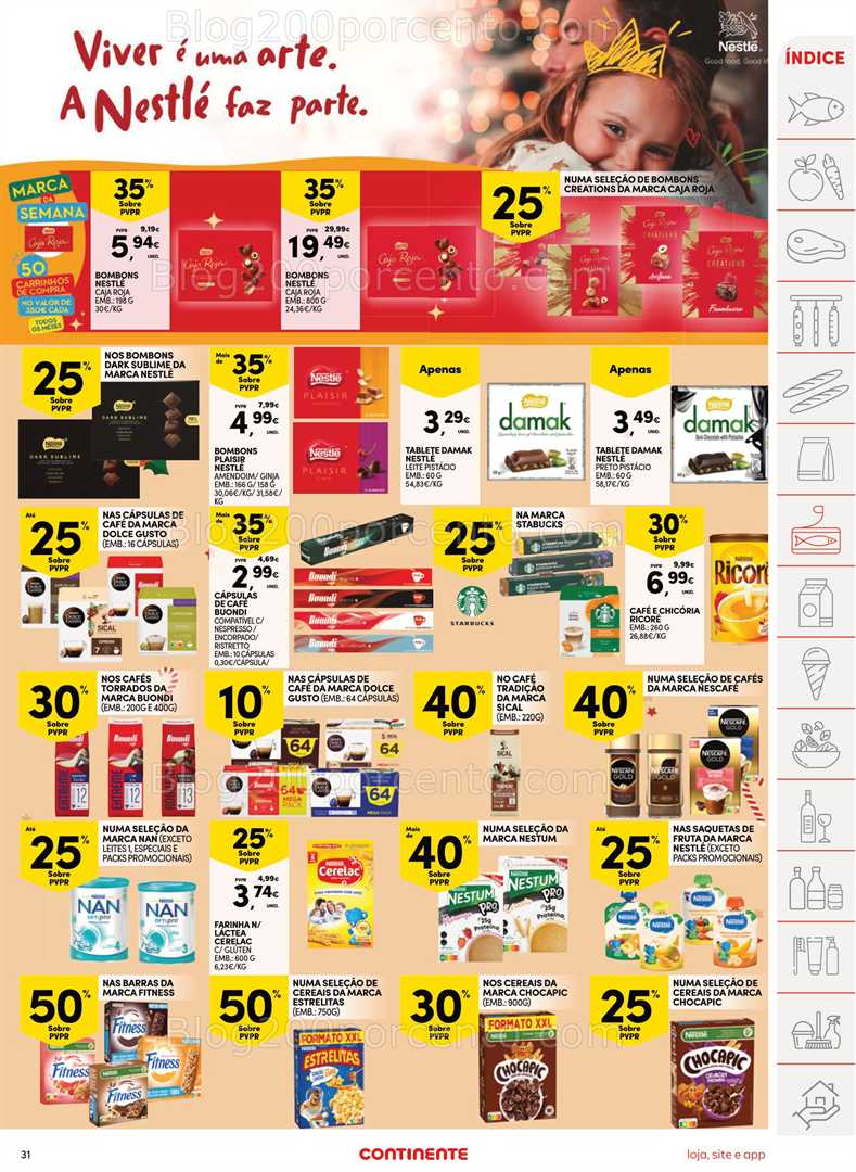 Antevisão Folheto CONTINENTE Promoções de 16 a 25 dezembro - Edição Digital
