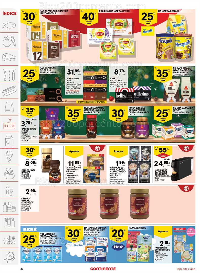 Antevisão Folheto CONTINENTE Promoções de 16 a 25 dezembro - Edição Digital