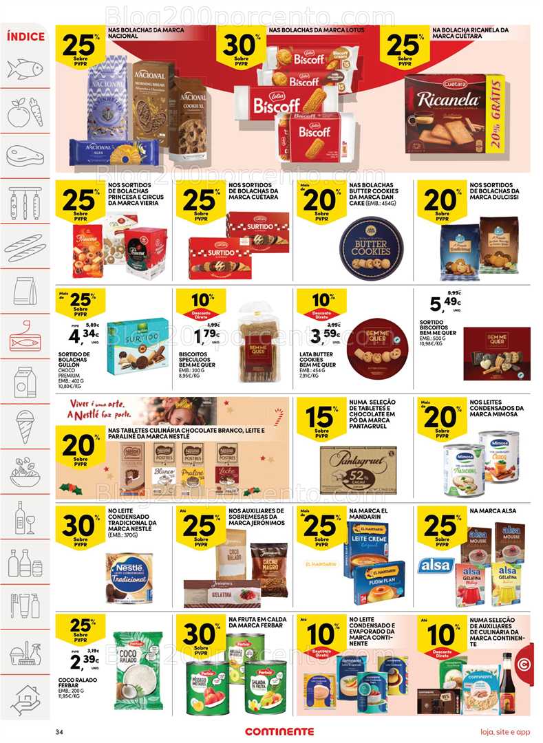 Antevisão Folheto CONTINENTE Promoções de 16 a 25 dezembro - Edição Digital