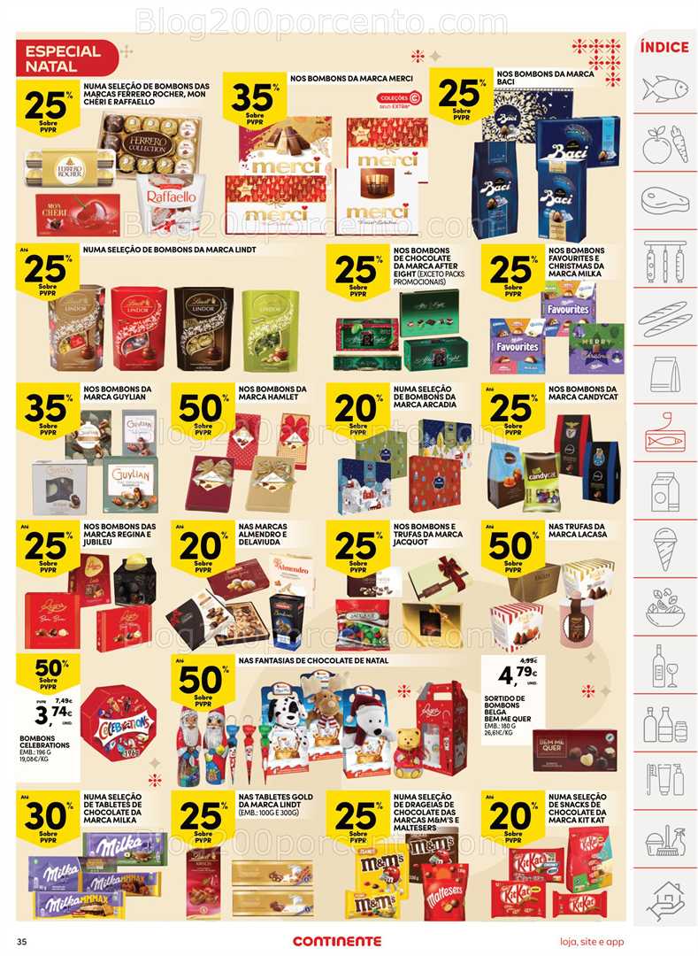 Antevisão Folheto CONTINENTE Promoções de 16 a 25 dezembro - Edição Digital