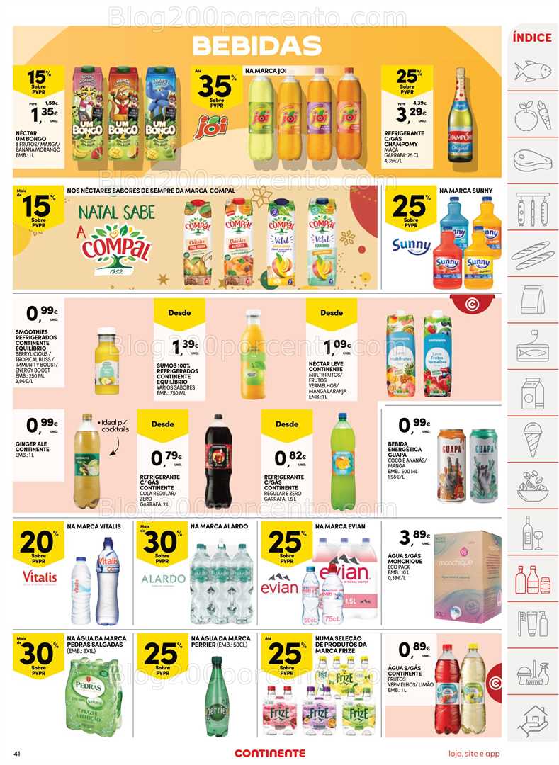Antevisão Folheto CONTINENTE Promoções de 16 a 25 dezembro - Edição Digital