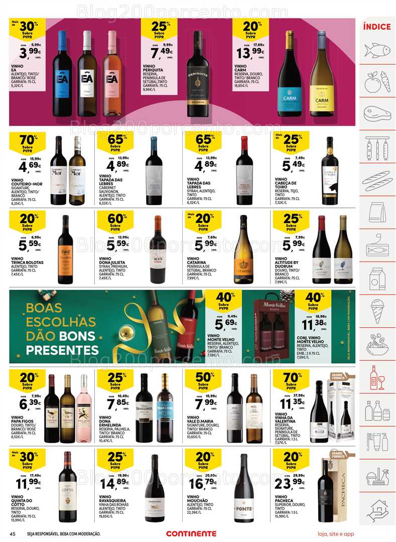 Antevisão Folheto CONTINENTE Promoções de 16 a 25 dezembro - Edição Digital
