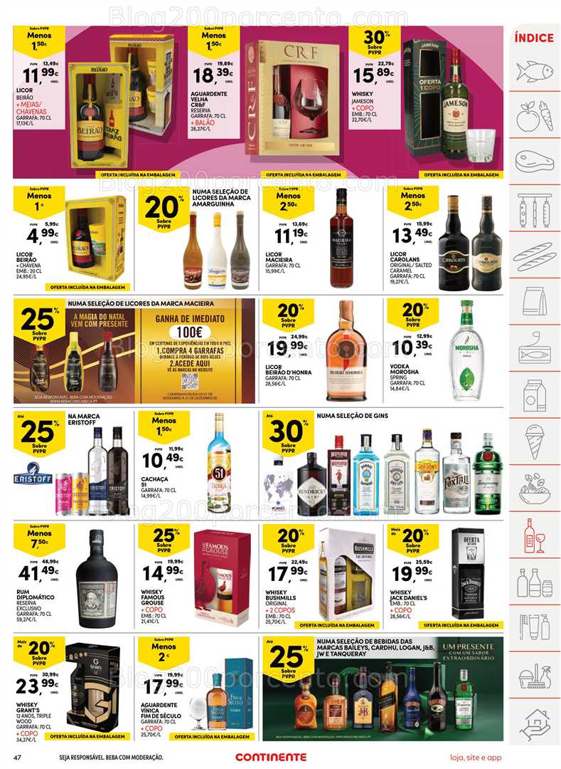 Antevisão Folheto CONTINENTE Promoções de 16 a 25 dezembro - Edição Digital