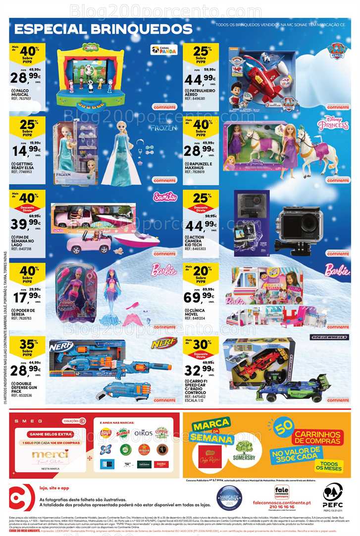Antevisão Folheto CONTINENTE Promoções de 16 a 25 dezembro - Edição Digital