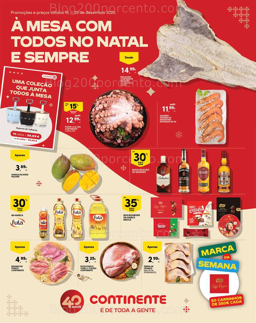 Antevisão Folheto CONTINENTE Madeira Promoções de 16 a 25 dezembro